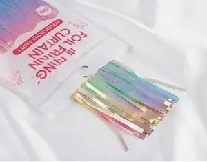holographic party fringe background (2)