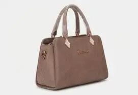 sabuj hub brown textured bag back view
