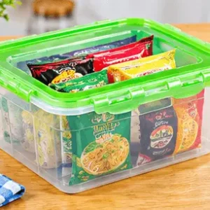 sabuj hub clear food storage container with snacks