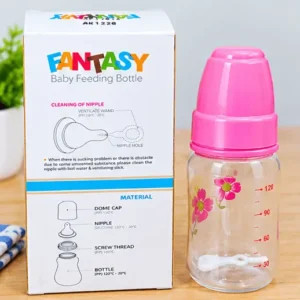 Sabuj Hub Fantasy pink baby feeding bottle with box and measurement scale