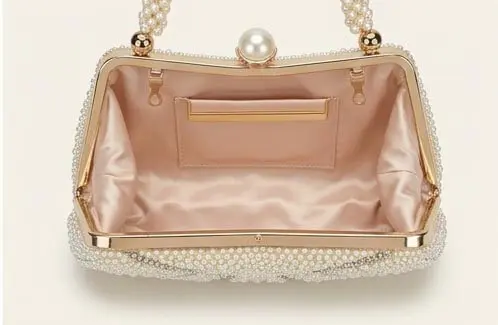 sabuj hub geometric pearl clutch interior compartment sabuj hub geometric pearl clutch interior compartment