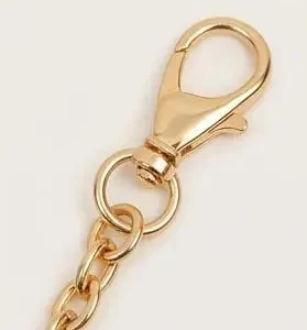 sabuj hub golden crystal clutch detachable chain hook