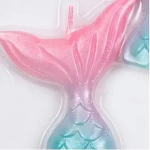 sabuj hub mermaid tail candle closeup