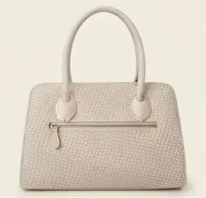 sabuj hub off white textured bag back view