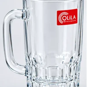 Sabuj Hub Olila Glassware Clear Glass Tea and Coffee Mug with Handle