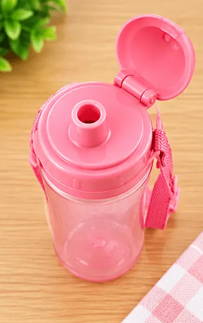 sabuj hub pink water bottle open spout top view sabuj hub pink water bottle open spout top view