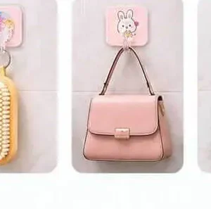 sabuj hub rabbit design adhesive wall hooks applications display
