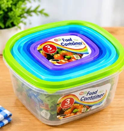 sabuj hub stacked square food containers set sabuj hub stacked square food containers set