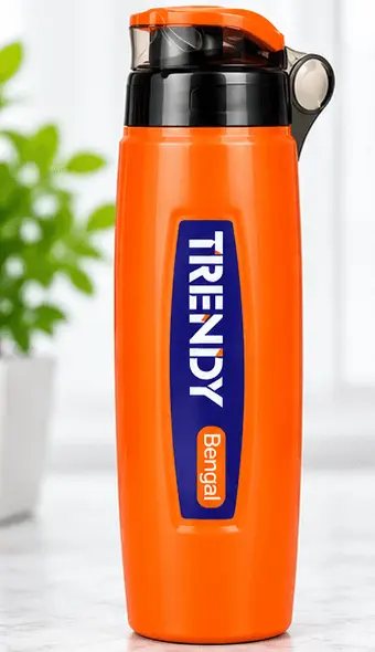 Trendy Bengal Orange Water Bottle Sabuj Hub Trendy Bengal Orange Sports Water Bottle