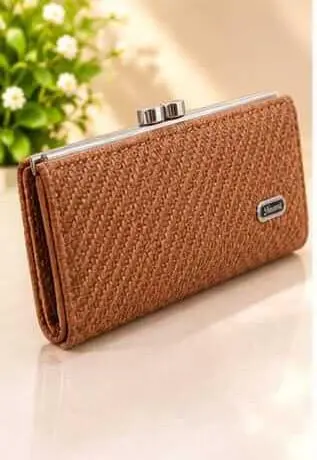 sabuj hub brown textured womens wallet angle view sabuj hub brown textured womens wallet angle view