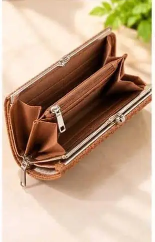 sabuj hub brown textured womens wallet interior compartments sabuj hub brown textured womens wallet interior compartments