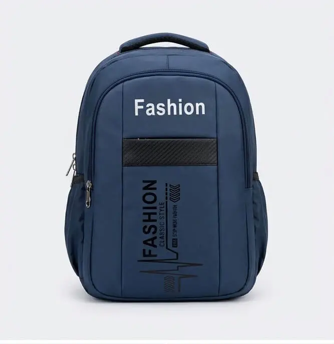 Fashion Blue Classic Style School Backpack Sabuj Hub Sabuj Hub stylish blue Fashion brand casual school backpack for students