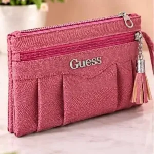 sabuj hub pink textured long wallet front view