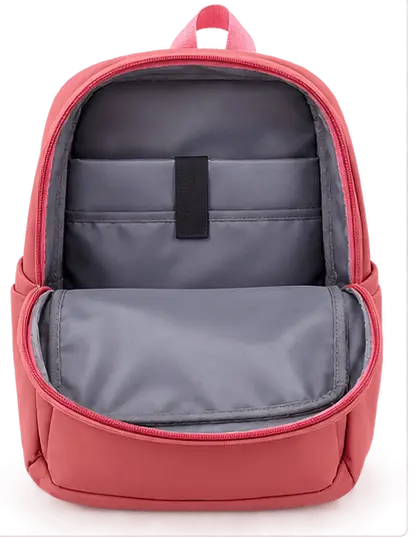 sabuj hub satin sheep pink school backpack interior compartment sabuj hub satin sheep pink school backpack interior compartment