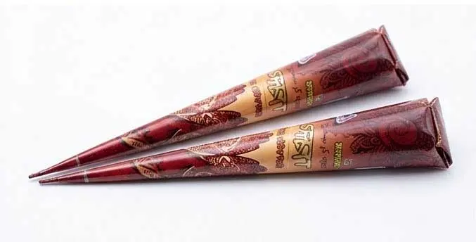 smart synthetic colour paste mehendi two cones. smart synthetic colour paste mehendi two cones.